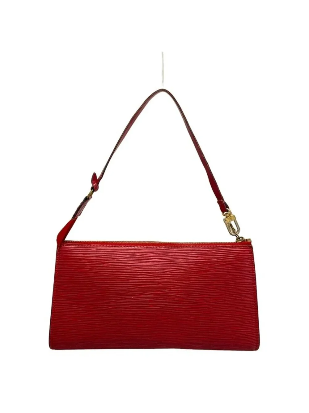 Louis Vuitton Handbag Epi Pochette Castilianred Leather